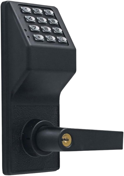 Digital Lock in Matte Black by Trilogy Locks